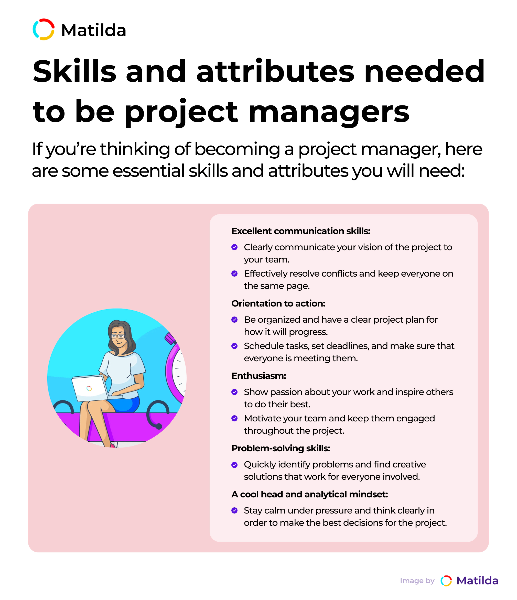 Skills and attributes needed to be project managers