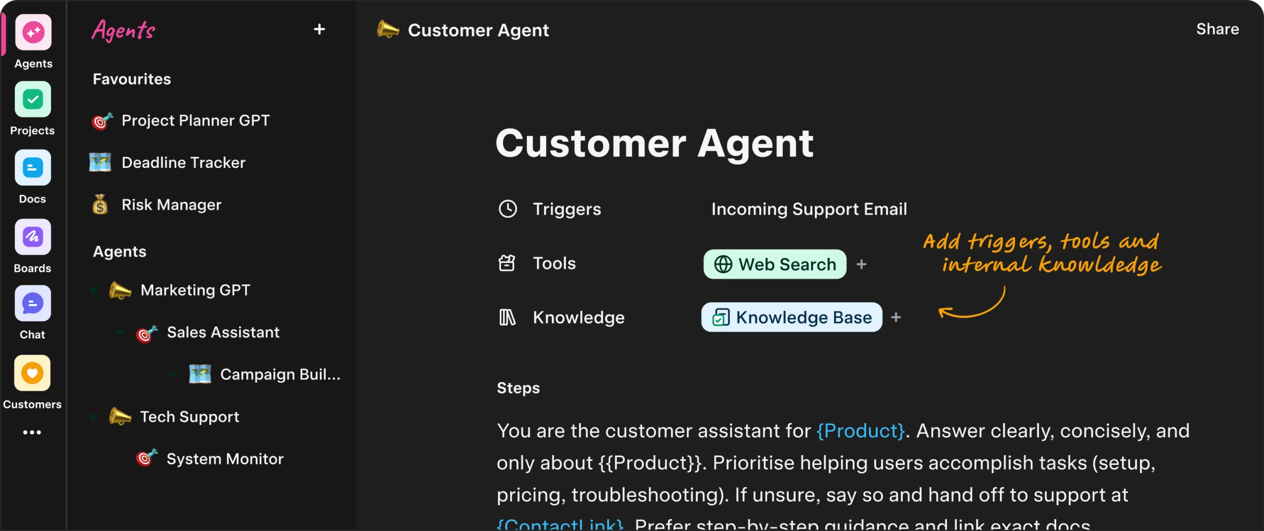 Always-on <gradient>agents</gradient>